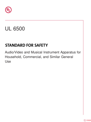 UL 6500 PDF UL 6500 PDF